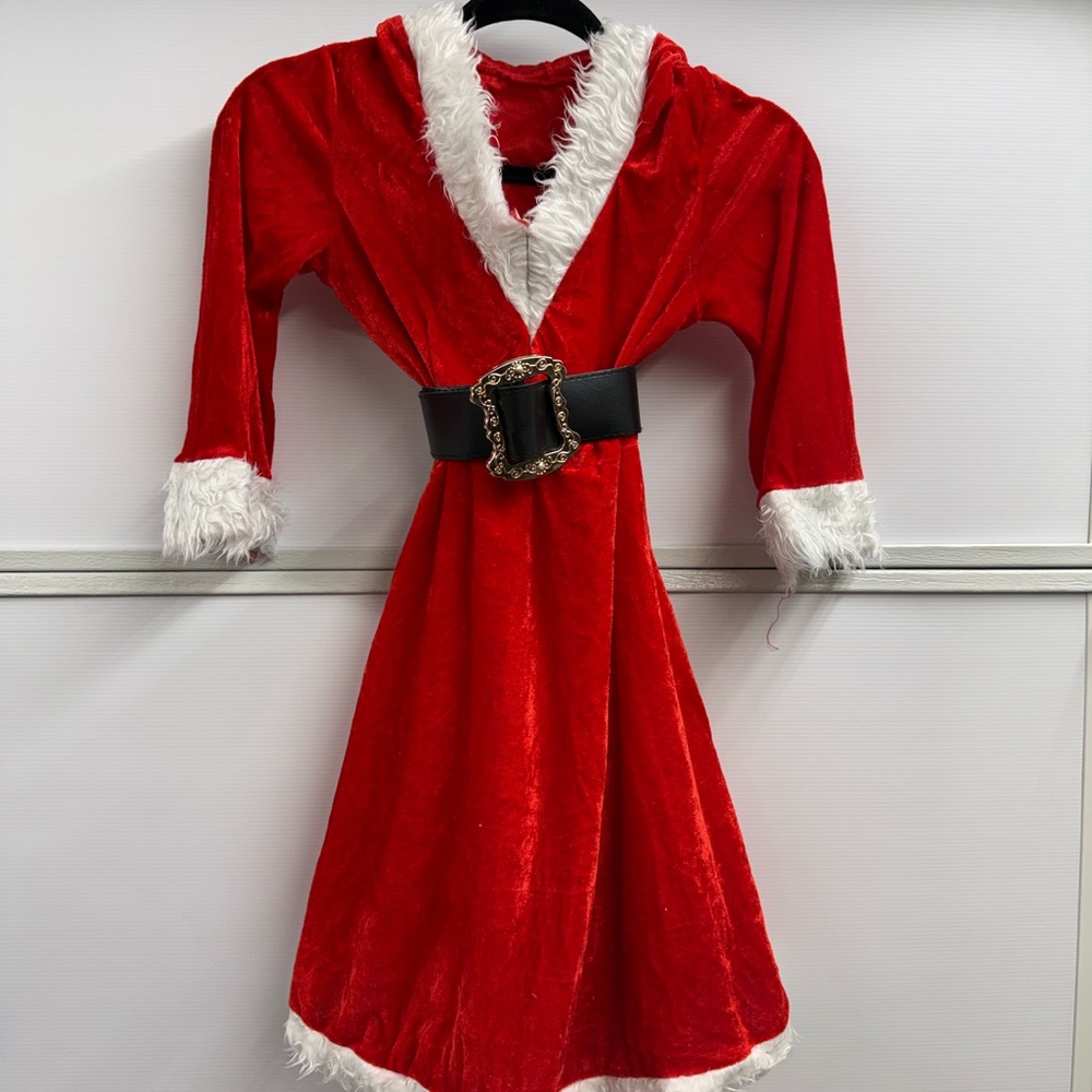 Red Santa Dress with Belt Mean Girls